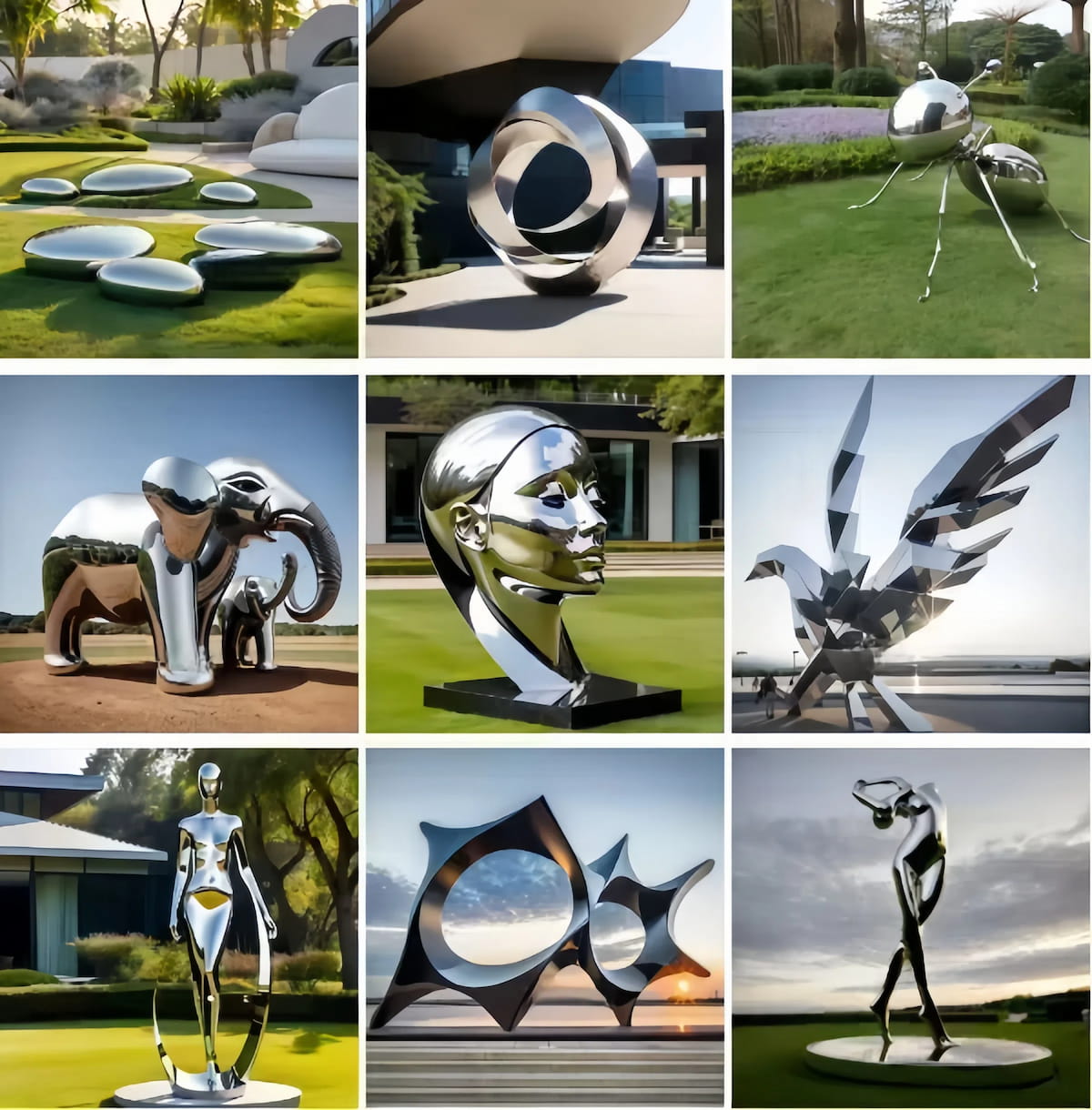 stainless steel sculpture factory